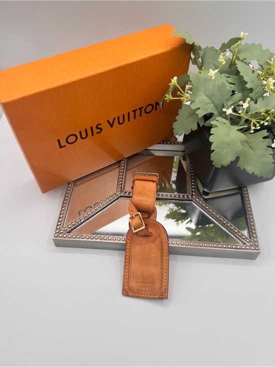 Louis Vuitton Handbags - Louis Vuitton Vachetta Luggage Tag and Poignett (Handle Strap)